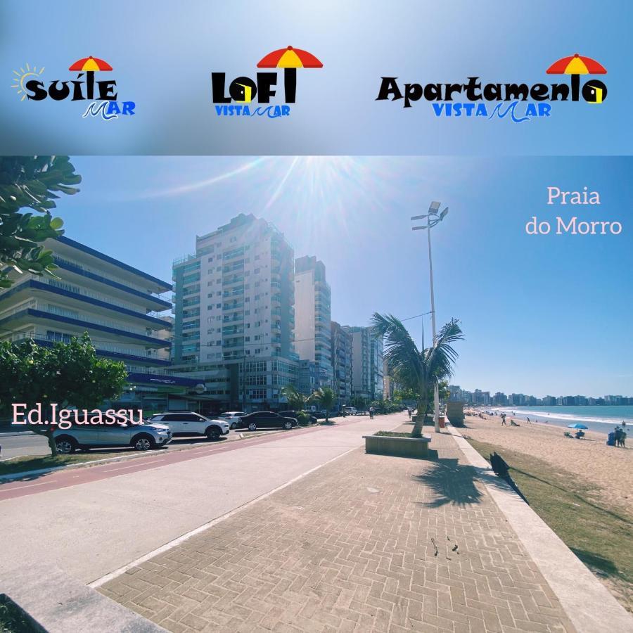 Apartamento Vista Mar 209 - 2 Quartos - Praia Do Morro - Predio Frente Mar - Varanda Com Vista Mar - Elevador - Atravessou A Avenida, Ja Esta Na Praia - Com Garagem - Internet Гуарапари Экстерьер фото