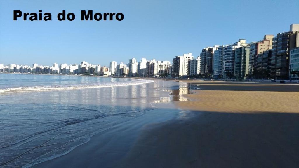 Apartamento Vista Mar 209 - 2 Quartos - Praia Do Morro - Predio Frente Mar - Varanda Com Vista Mar - Elevador - Atravessou A Avenida, Ja Esta Na Praia - Com Garagem - Internet Гуарапари Экстерьер фото
